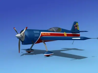 Sukhoi SU-26 Aerobat V06 3D model