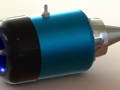 TurboJet Engine 3D model