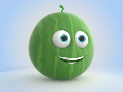 Watermelon 3D model