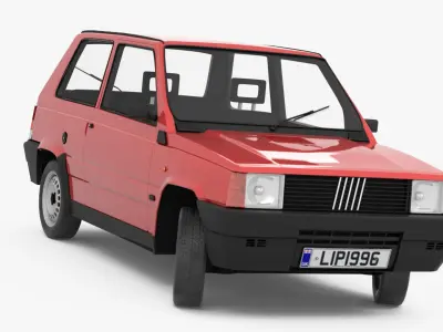 Fiat Panda 3D model purchase