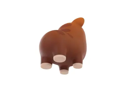 Cat Character 002 3D model