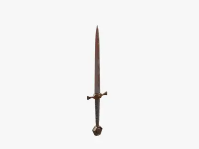 Sword 01 Low-poly 3D model get