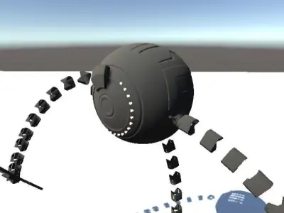 Magnetic IK Robot 3D model