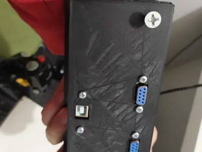 3D printable F-14 ACM panel with electronics compatible 3D print model