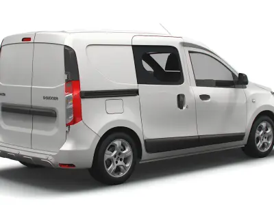 Dacia Dokker DoubleCab 2020 3D model