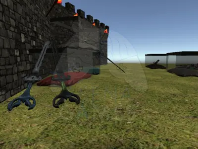 SABER AND SHiELD ASSETS BY ASENA GAMES STUDiO 3D model