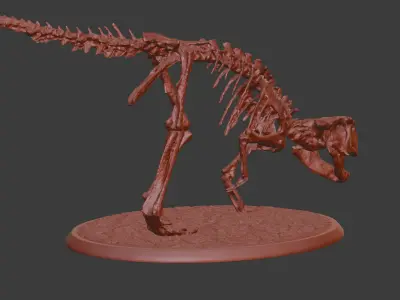 Fossil Psittacosaurus 3D print model