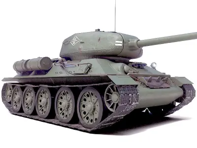 Tank T- 34 3D model