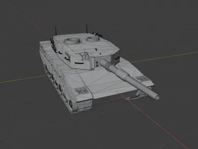 LEOPARD 2A7 Free 3D model