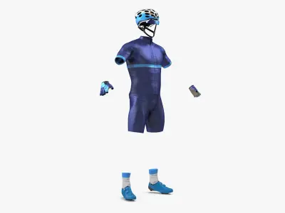 Cyclist Suit Generic 3D model