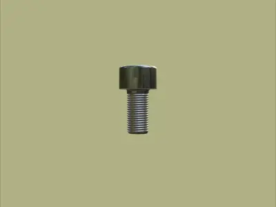 Steel Stained M5 Torx T25 Cap Bolt with PBR 4K 3D model