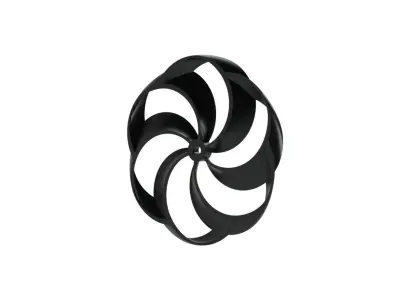 Toroidal propeller 3D print model 3D print model