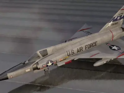 Convair F-102 Delta Dagger 3D model