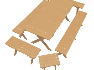 street furniture 3D print model