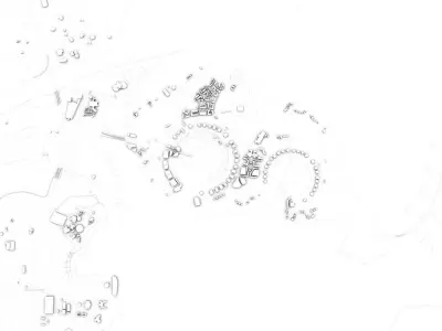 Doha City Qatar Low-poly 3D model