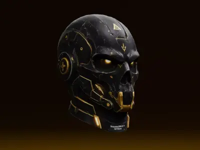 Female Bounty Hunter - Rigged Low-poly 3D model