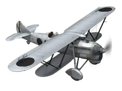 Fiat CR 32 - Italy Air Force - Gruppo Baleari 3D model