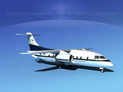 Dornier 328Jet Southern Charter 3D model