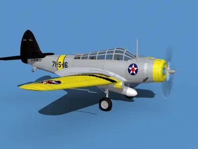 Douglas TBD-1 Devestator V01 3D model