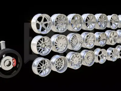 3D Rim Collection Vol 1 3D model