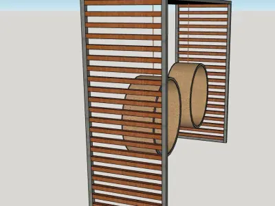 round swings for playground Free low-poly 3D model