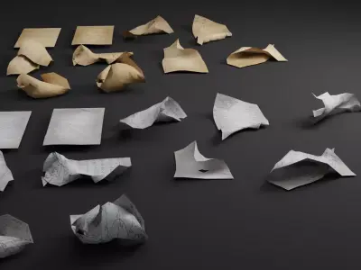 new and old with 4k pbr textures Low-poly 3D model