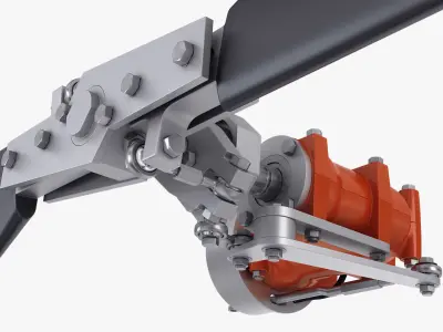 Helicopter Tail Rotor v 1 3D model