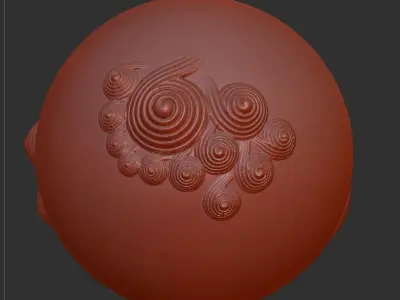 Download 7 ZBrush lion hair brushes  antique stone lion hair  3D model