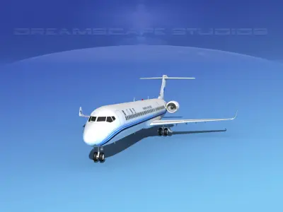 Comac ARJ21-900 Xiamen Airlines  3D model