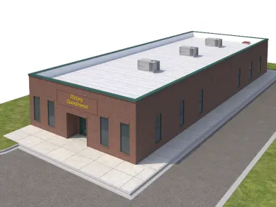 Retail-198 Retail Store 3D model