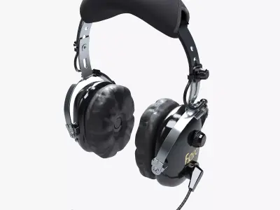 Pilots Headset 3D model