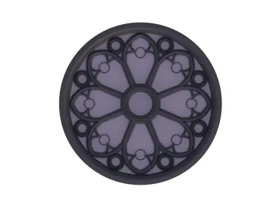Gothic Window 3D model
