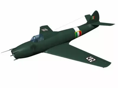 reggiane re2007 3D model