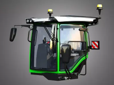 Driving Cabin - MT900 Tractor 3D model
