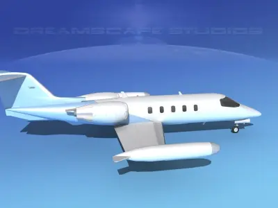 Gates Learjet 35 V08 3D model