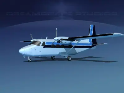 Harbin Y-12 II V07 3D model