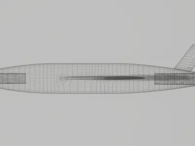 Regulus Cruise Missile Low-poly 3D model