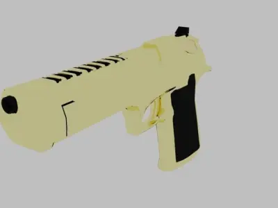 Desert Eagle Free low-poly 3D model