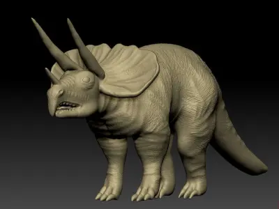 triceratops 3D model