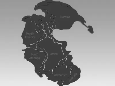 Pangea 3D model