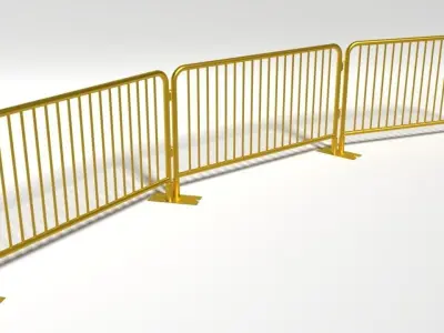 Crowd barrier Free 3D model