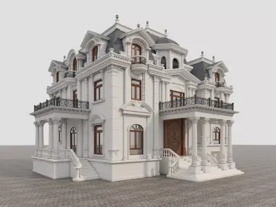Classical style Villa 3D model