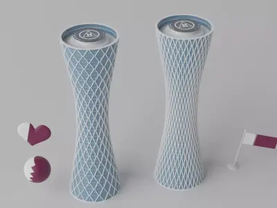 Tornado Tower Doha Qatar Landmark 3D model