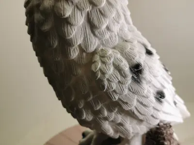 garden owl 3D print model