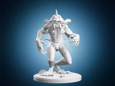 Deep Sea Monster Cthulhu 3D print model