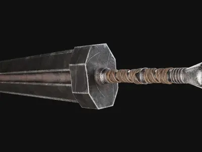  GREATSWORD from Elden Ring Fan Model  Low-poly 3D model