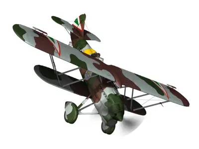 Fiat CR 32 - Hungarian Royal Air Force - V159 3D model