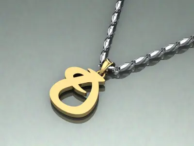 Pendant O-o1 3D print model