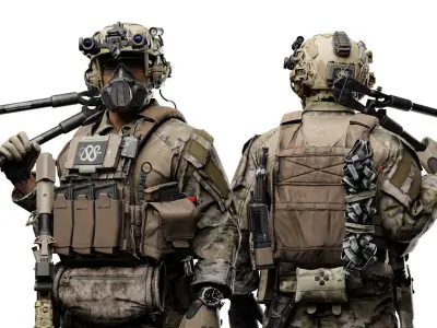 BREACHING TOOLS Low-poly 3D model