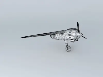 693 BREGUET plane Free 3D model